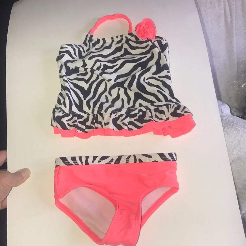 Infant Girl’s 2-Pc Swimsuit